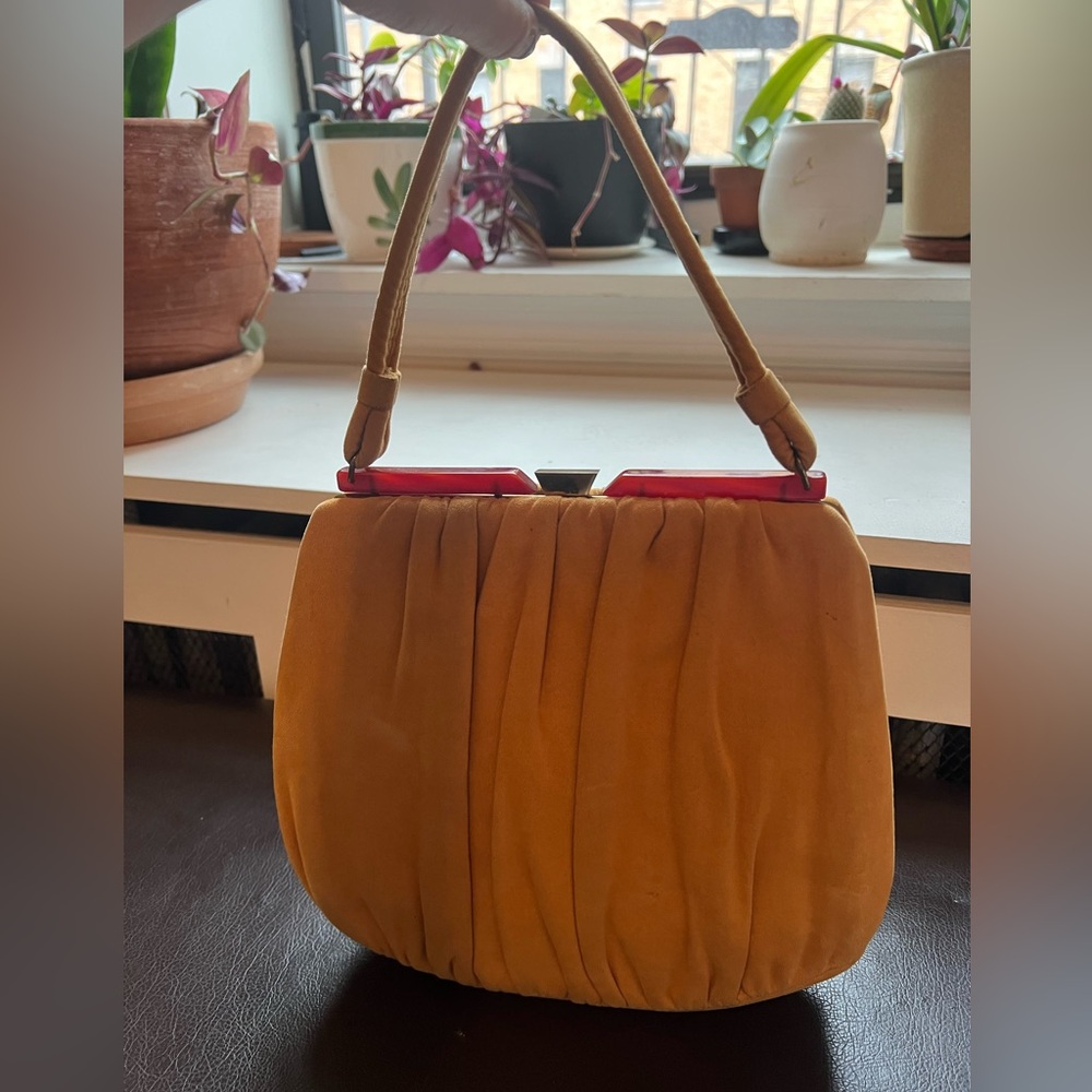 Elegant Mustard Handbag/ purse